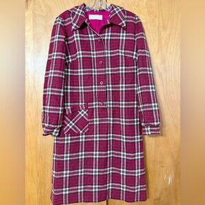 Vintage Pendleton plaid dress